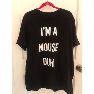 “I’m A Mouse Duh” Oversized T-shirt Dress